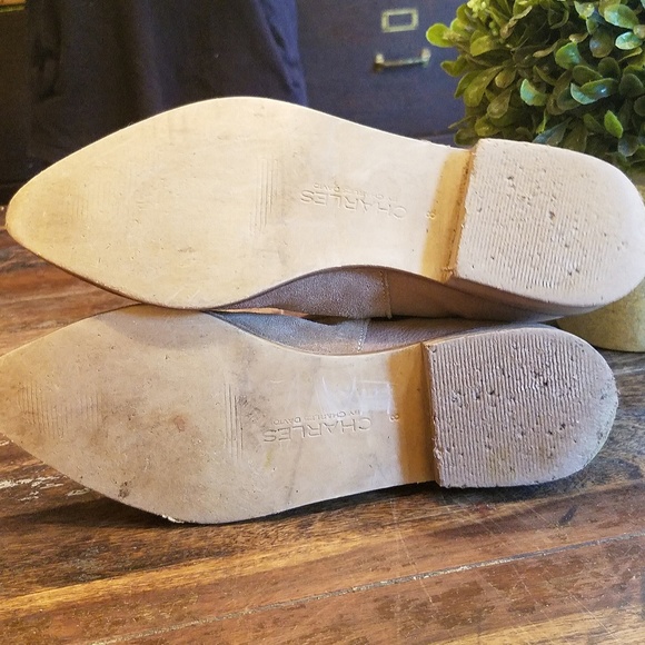 Charles David tan suede booties sz 8 - Picture 3 of 7